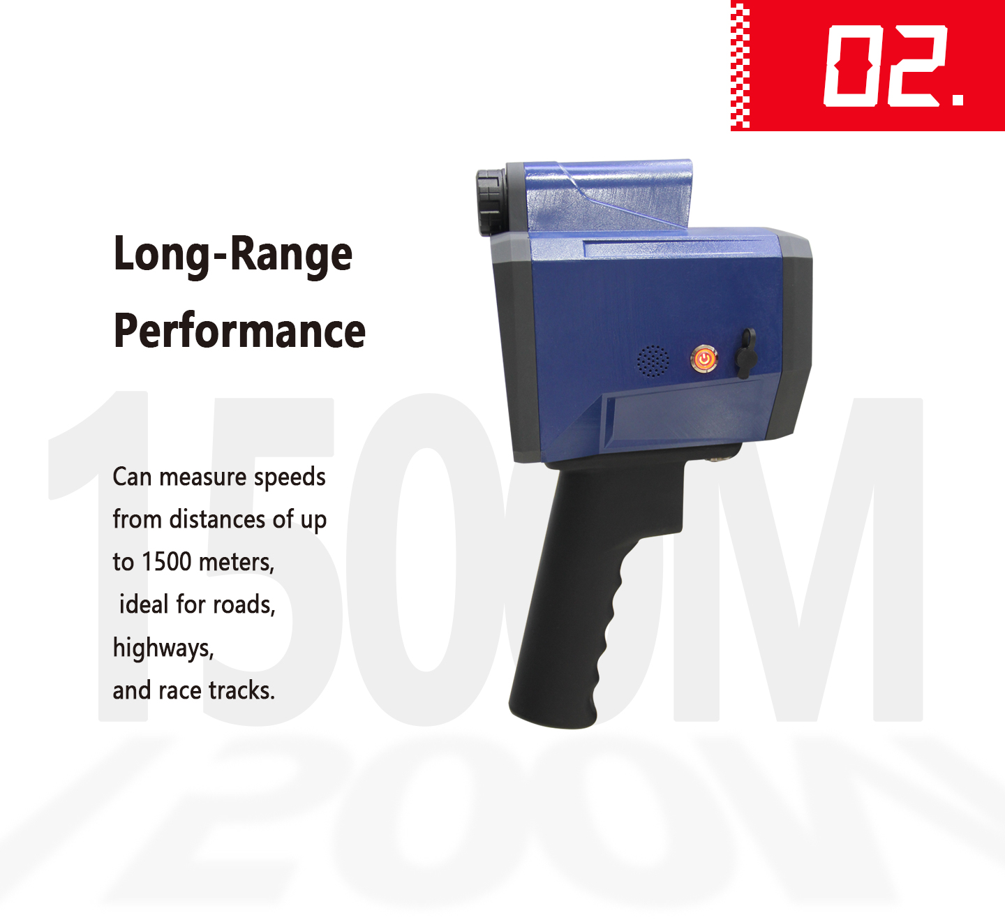 LS350 Handheld Laser Speed ​​Meter with Printing Function