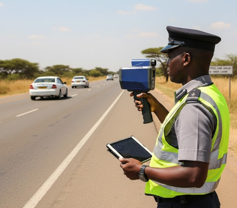 LSP350 Handheld laser speed detectors – helping to incorporate traffic enforcement into legal standards in Zimbabwe